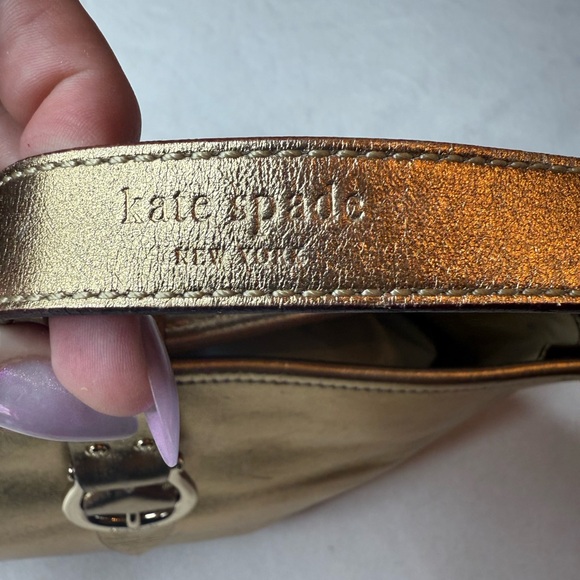 Kate Spade Metallic Gold Shoulder Bag - Picture 11 of 11